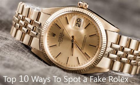 rolex how to spot a fake